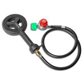 Concord Banjo Jr 6-inch burner head with high-pressure design for outdoor cooking.