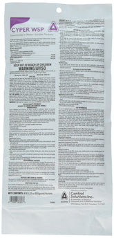 Control Solutions CSI Cyper WSP water-soluble packets ready for easy dilution and pest control
