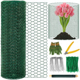 Convivium plant protectors kit with PVC-coated wire shields roses from small animals.