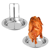 Coobbar chicken roaster rack vertical 2-pack for even browning on grills.