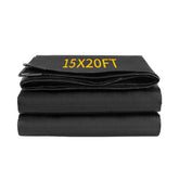 Coocure pond liner with hemmed edge and buttonholes for secure installation.