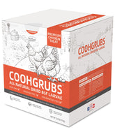 COOHGRUBS BSF larvae in bag provide clean, protein-rich poultry treats.