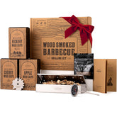 Cooking Gift Set smoker box on grill shows wood-fired flavor potential