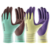 COOLJOB breathable gardening gloves for women XS – side view showing lightweight, comfortable fit.