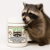 Coon Gitter Bait bottle pour for easy application in dog-proof traps.