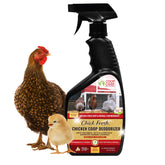 Coop Care Chick Fresh odor-control spray bottle reduces coop odors safely.
