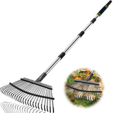 Coopvivi heavy-duty rake head wide-coverage for efficient leaf cleanup