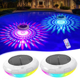 Cootway floating pool light with remote glows for pool party ambience