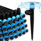 Copadri drip emitter on a 5-inch stake guiding precise watering