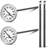 Copkim soil thermometer dial provides precise garden readings for planning.