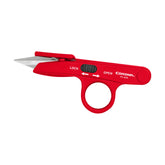 Corona FS 4110 hydroponic finger micro snips red in use for precise indoor trimming