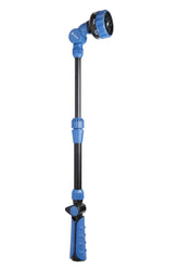 Corvid watering wand with eight spray patterns for versatile garden irrigation.