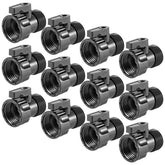 Cosweet 3/4-inch hose shut-off valve close-up demonstrates simple one-hand operation