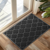 Cosyearn outdoor door mat 36x24 front view with low profile for a welcoming entrance