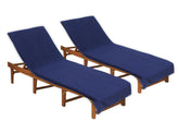 Cotton Craft pool lounge cover with waffle-pocket detail for secure fit.