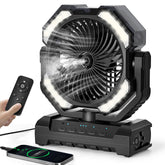 covozon 20000mAh misting fan front view for portable outdoor cooling