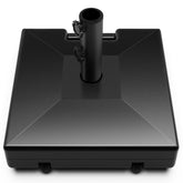 COZEER patio umbrella base with wheels and handle for easy repositioning on any surface.