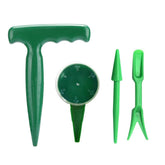 Cozyou 4-pack adjustable seed dispensers in use for precise sowing.
