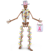 Cozypower Easter 12ft skeleton bunny hat for festive photo moments and outdoor display.