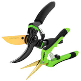 Craft911 8.5-inch bypass pruning shears with titanium coating for effortless cuts.