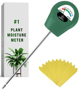 Craft911 GROWIT soil moisture meter in hunter green shows fast soil readings for optimal watering