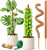 Craft911 moss pole Monstera 28in 2-pack provides sturdy climbing support