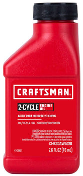 Craftsman CMXG0AW5026 universal 2-cycle oil bottle for engine cleanliness and smooth operation