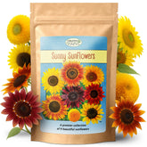 Created By Nature sunflower seeds for planting in home gardens, easy bloom.
