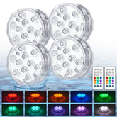 Creatrek pool light with remote control providing vivid color options for outdoor ambiance