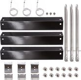 Criditpid Chargriller heat plate close-up showing rust resistance and even heat distribution