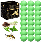 Crobirware peppermint oil bee repellent ball ready to deter bees from outdoor spaces