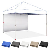 CROWN SHADES SunWall sidewall with silver coating for 6.5x10 ft canopy.