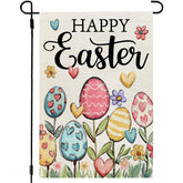 CROWNED BEAUTY Easter Garden Flag for outdoor display boosts curb appeal.
