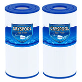 Cryspool 05005 filter installed on spa system with C-5345 compatibility for better water clarity.