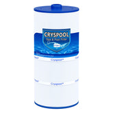 Cryspool 08017 filter top view highlights rugged construction for reliable spa filtration.