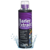 CrystalClear Barley Extract bottle pours into pond water for quicker clarity.