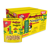 C&S Sunflower Suet Nuggets in a feeder for mess-free backyard feeding