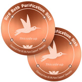 CTTZCKJ copper bird bath disk 4-inch for clear water and bird appeal