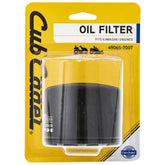 Cub Cadet 490-201-C007 oil filter close-up showing OEM quality and fit