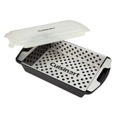Cuisinart CMT-200 marinade basket on tray for grilling