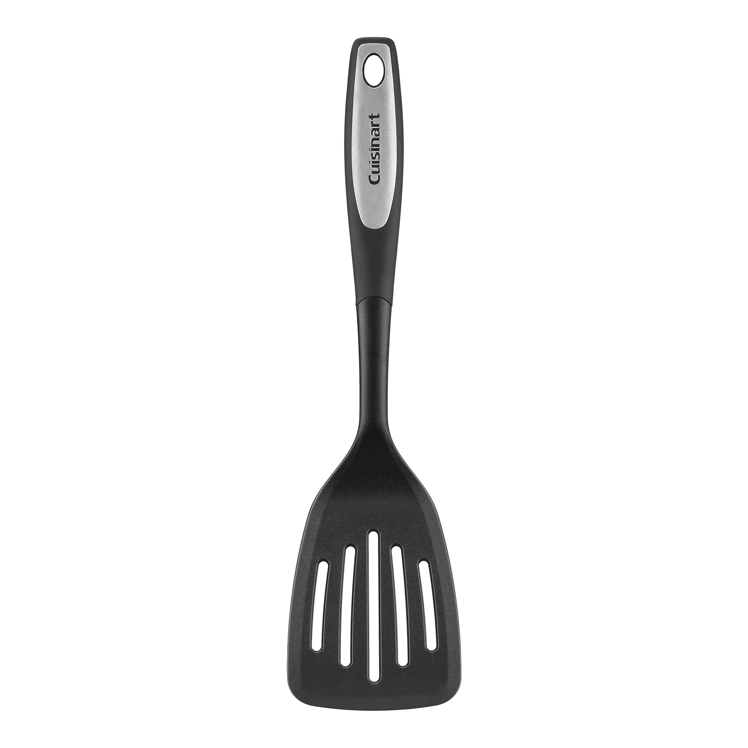Cuisinart Contour slotted turner for nonstick pans; gentle on foods, heat-safe up to 420°F.