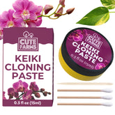 Cute Farms Keiki Cloning Paste jar closeup enabling precise node activation for growth.