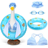 Cutecrop bikini goose outfit on a 23-inch goose boosts porch appeal and playful charm
