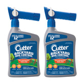 Cutter Backyard Bug Control Spray bottle ready to treat a lawn for mosquitoes.