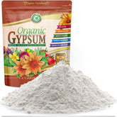Cz Garden Organic Gypsum Powder 10lb bag for easy storage and controlled application.