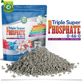 Cz Garden Supply Triple Super Phosphate 0-46-0 front packaging highlights bloom-ready phosphorus for flowering plants