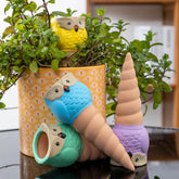 CZWL&HG Owl-shaped watering spike in a four-pack for auto hydration of plants
