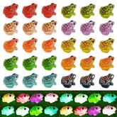 Dabshuyikk luminous frogs glow in the dark for enchanting fairy garden decor.
