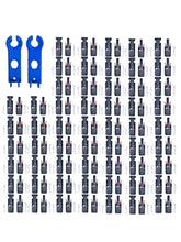 DaChendianzi solar connectors 50-pair set with multiple connectors for flexible layouts