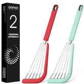 DaiRen Kitchen fish spatula with slotted design for draining oil while flipping fillets